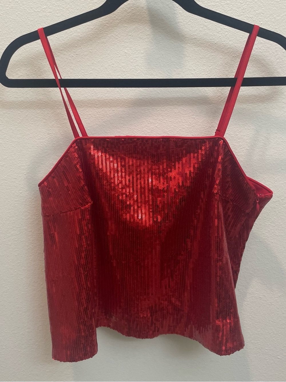 Endless Rose Red Sequin Going Out Tank Top